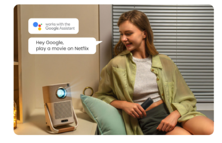 Máy chiếu tích hợp pin sạc Yaber T2 Plus (hình 8)