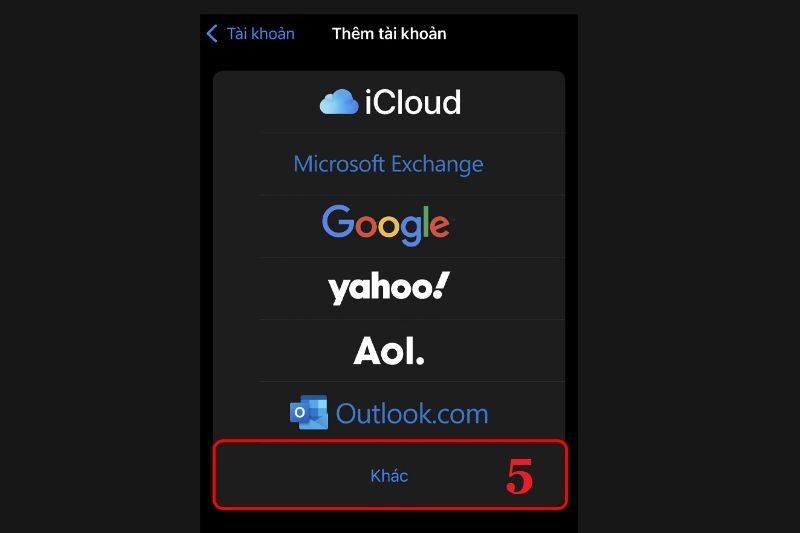 Máy chủ IMAP trên iPhone ảnh 6