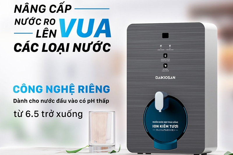 Máy chuyển đổi ion kiềm Daikiosan 2 lõi DN070 (hình 3)