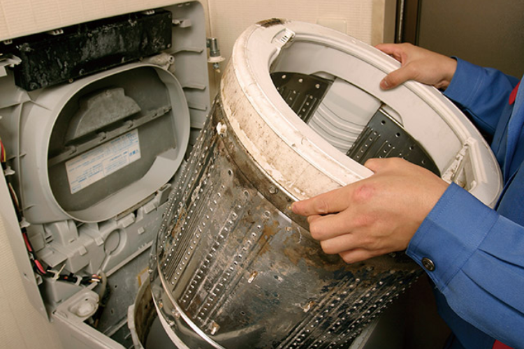 máy giặt LG bị rung lắc mạnh khi vắt 3