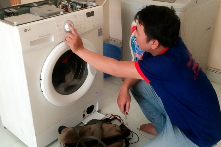 máy giặt LG bị rung lắc mạnh khi vắt 5