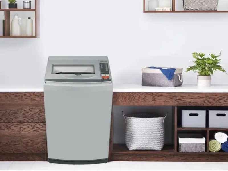 Máy giặt Aqua 7.2 kg sở hữu thiết kế nhỏ gọn