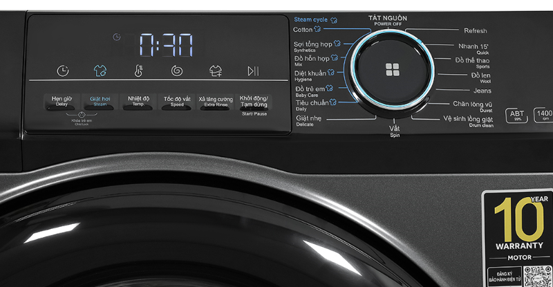 máy giặt Aqua AQD-A1052J BK - hình 5