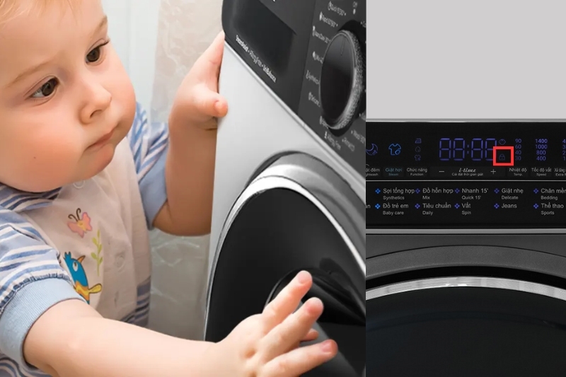 Máy giặt Aqua báo lỗi CL là gì?