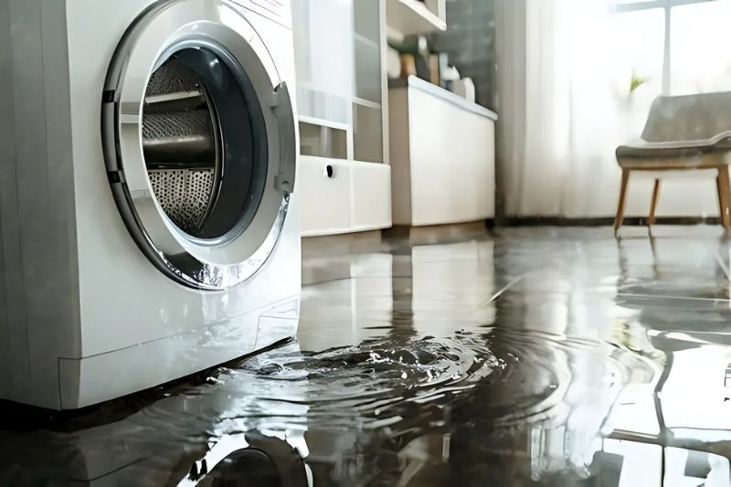 Máy giặt bị ngập nước ảnh 1