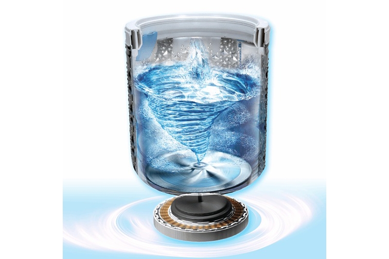 Toshiba AW-DUM1600LV(SG) giúp chất giặt tẩy thẩm thấu quần áo