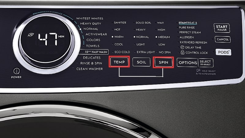 Máy giặt không bấm được nút Start (ảnh 2)