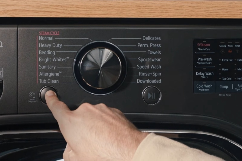 Cài đặt lại máy giặt LG