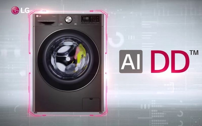 Công nghệ AI DD™ trên máy giặt LG FV1412S3BA