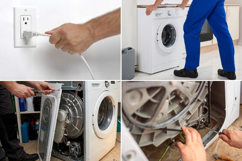 M&aacute;y giặt National bị đứt d&acirc;y curoa ảnh 4