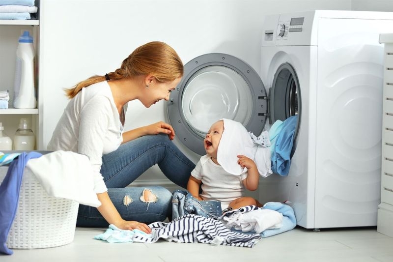 máy giặt nước nóng LG 2