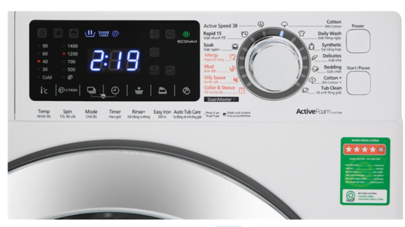máy giặt Panasonic NA-V90FC1WVT - hình 7