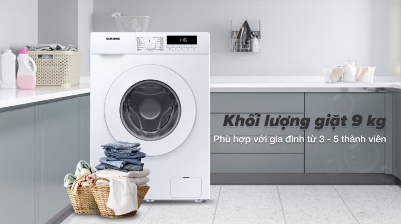 Máy giặt Samsung Inverter 9kg ww90t3040ww-sv ảnh 5