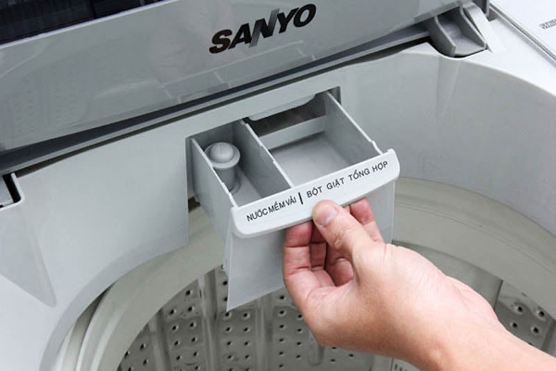 máy giặt sanyo xả nước mấy lần 1