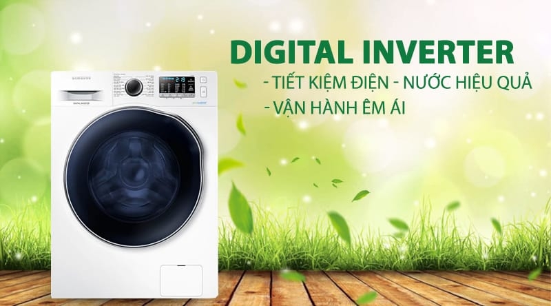may giat say samsung Inverter 9.5kg
