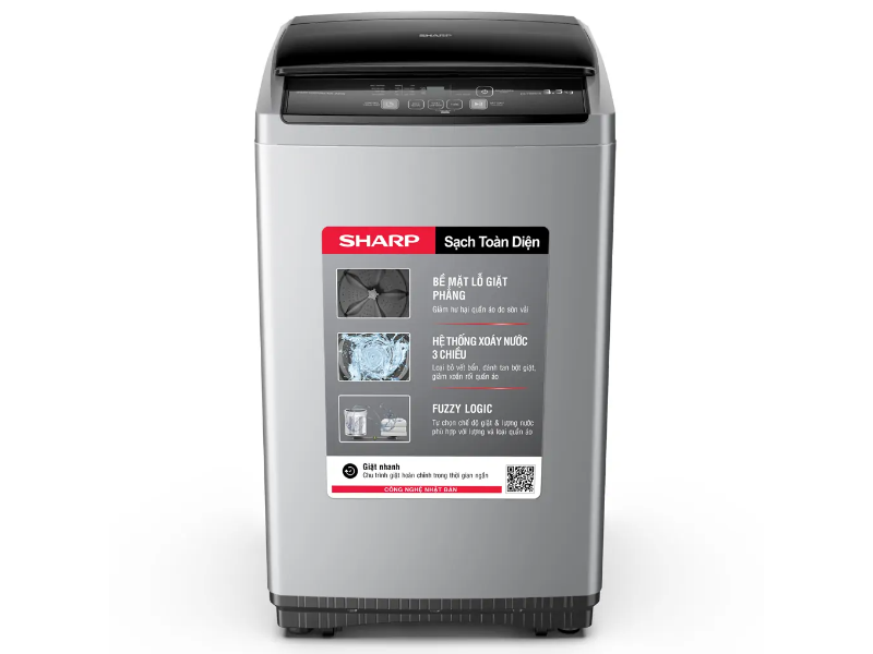 Máy giặt Sharp 8.5 kg ES-Y85HV-S (hình 1)