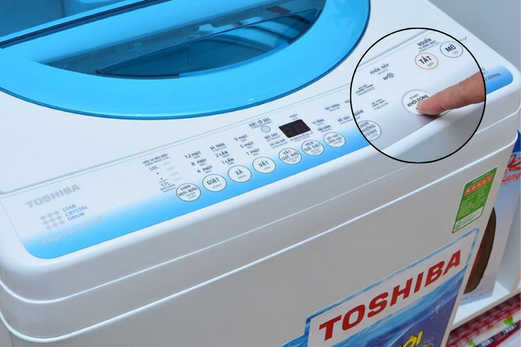 Máy giặt Toshiba báo lỗi EJ 1