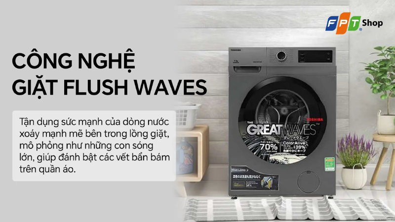 Máy giặt Toshiba Inverter 8.5 kg TW-BK95S3V (SK) (hình 4)