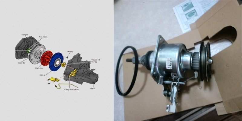 m&aacute;y giặt Unie bị hỏng hộp số h&igrave;nh 2