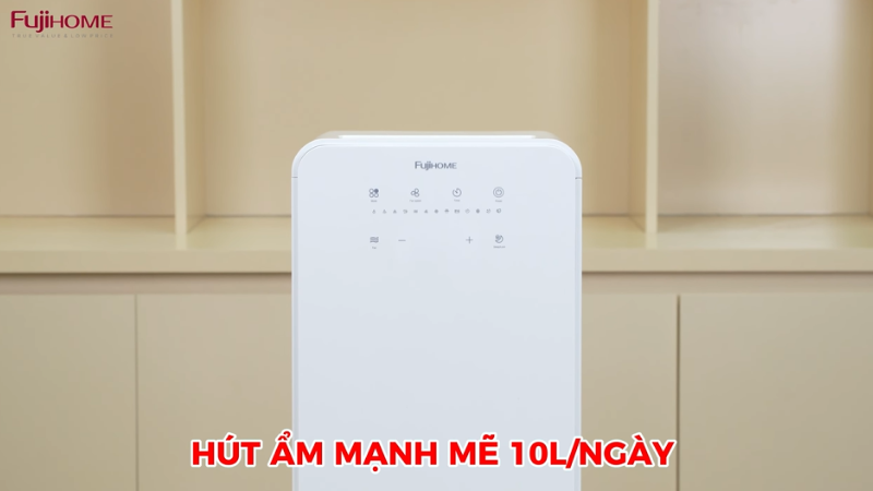 Máy hút ẩm 10 lít Fujihome DH10 (hình 5)