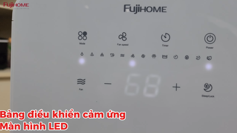 Máy hút ẩm 10 lít Fujihome DH10 (hình 3)