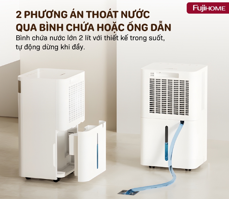 Máy hút ẩm 12 lít Fujihome DH12NW (hình 7)