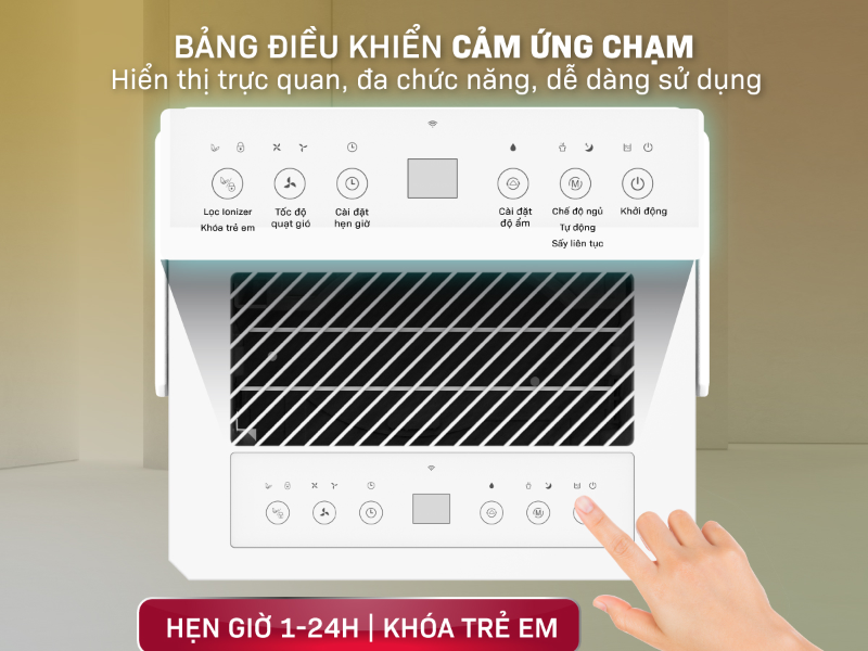Máy hút ẩm 14 lít Fujihome DH14 - hình 9