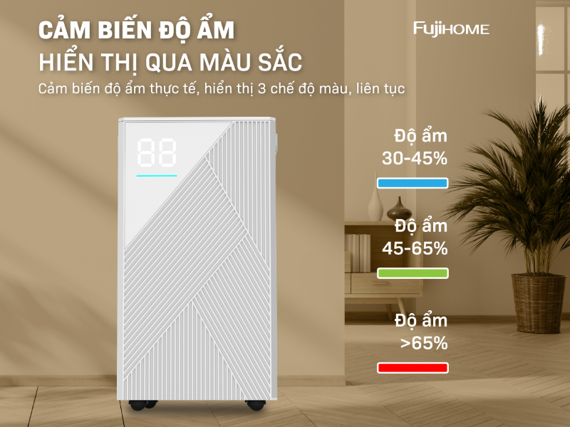 Máy hút ẩm 14 lít Fujihome DH14 - hình 8
