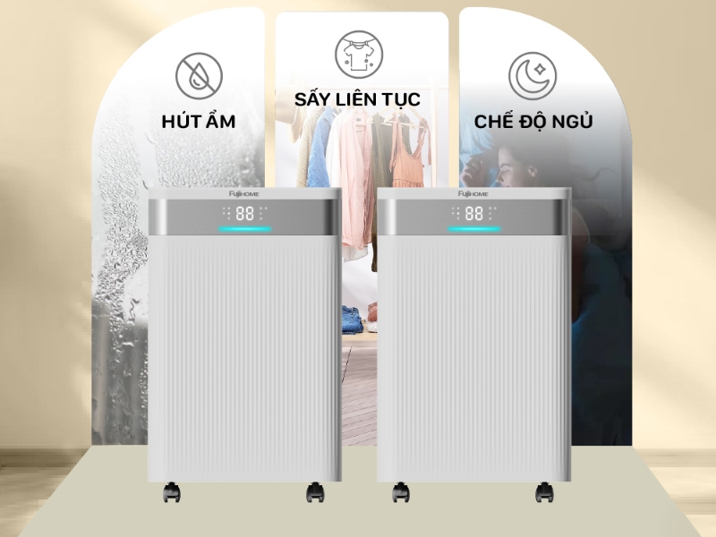 Máy hút ẩm 20 lít Fujihome DH20NW (hình 8)