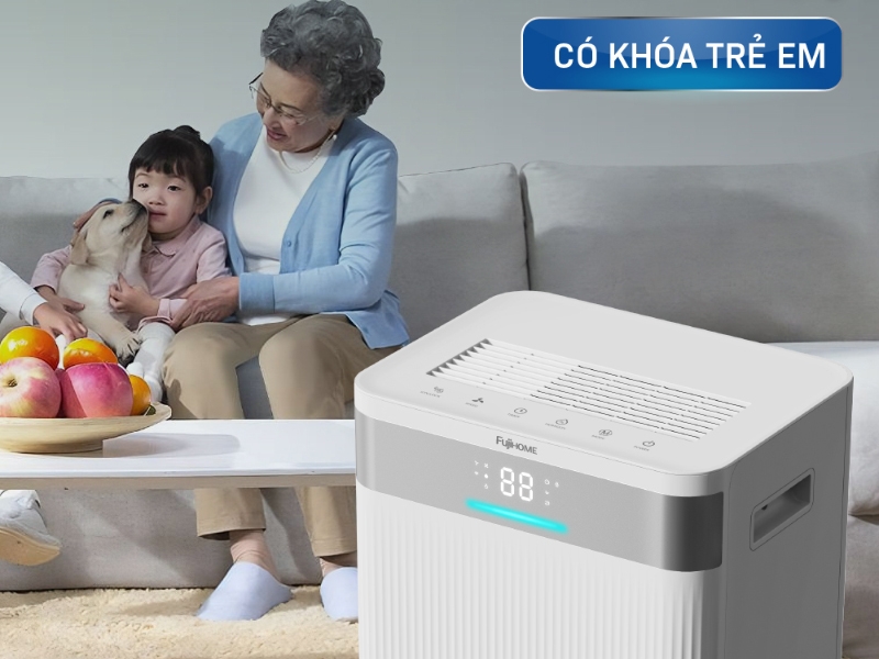 Máy hút ẩm 20 lít Fujihome DH20NW (hình 11)