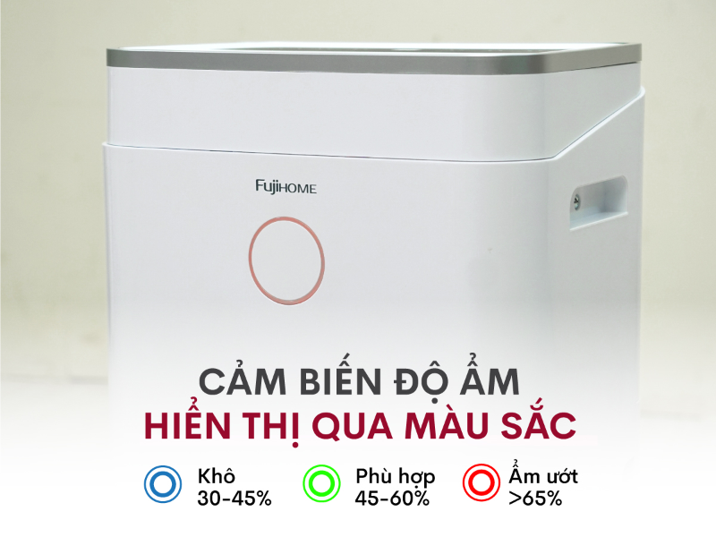 Máy hút ẩm 20 lít Fujihome DH20W (hình 8)