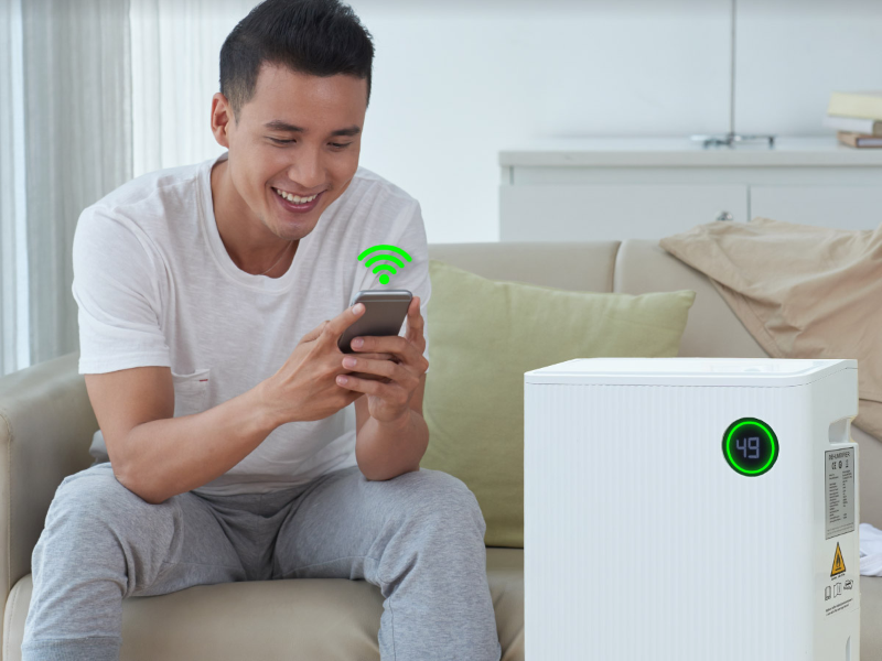 Máy hút ẩm 25 lít Fujihome DH25W-HEPA-NEW (hình 12)