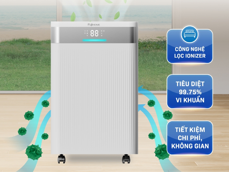 Máy hút ẩm 40 lít Fujihome DH40NW (hình 6)