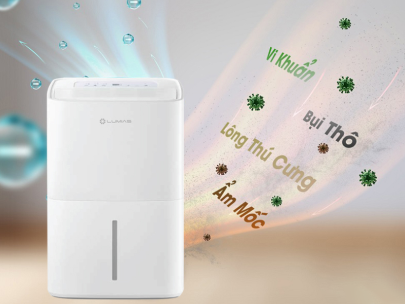 Máy hút ẩm 60 lít Lumias D6S-60L (hình 2)