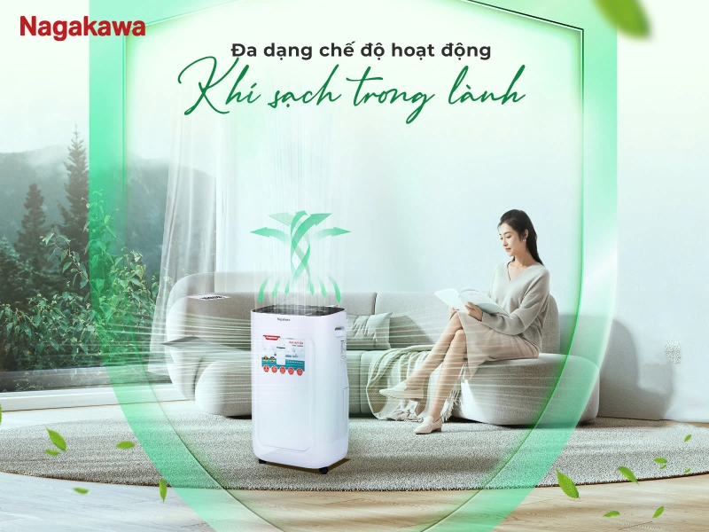 Máy hút ẩm 16 lít Nagakawa NAD8556 - hình 5