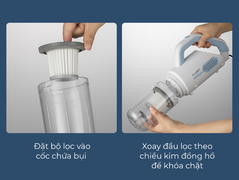 Máy hút bụi cầm tay Magic A-060 (hình 5)
