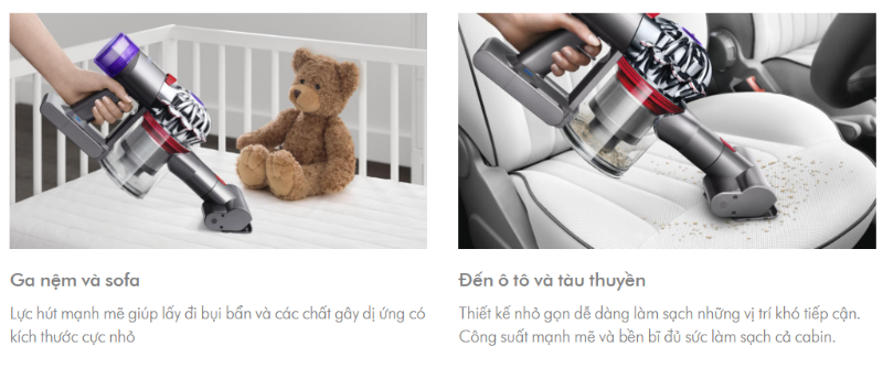 Máy hút bụi Dyson V8 Slim Fluffy (hình 6)