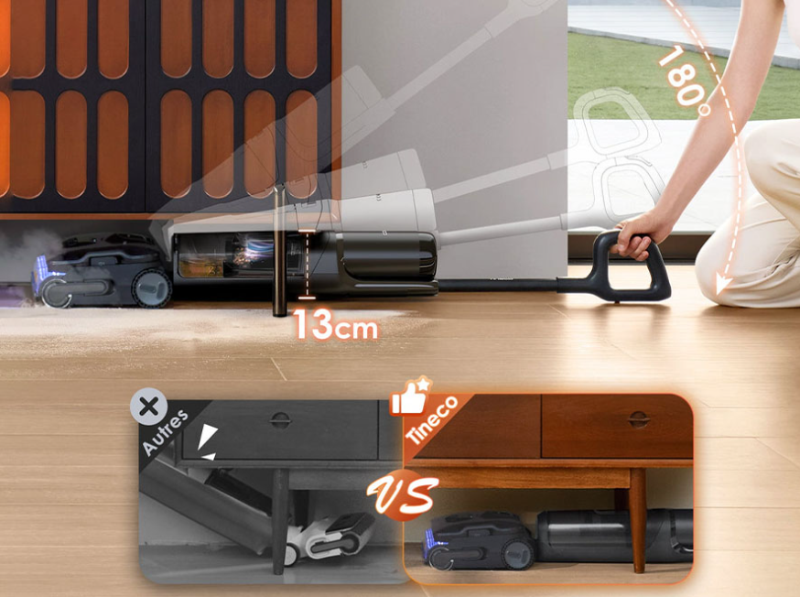 Máy hút bụi lau nhà không dây Tineco Floor One S7 Stretch Steam (hình 2)