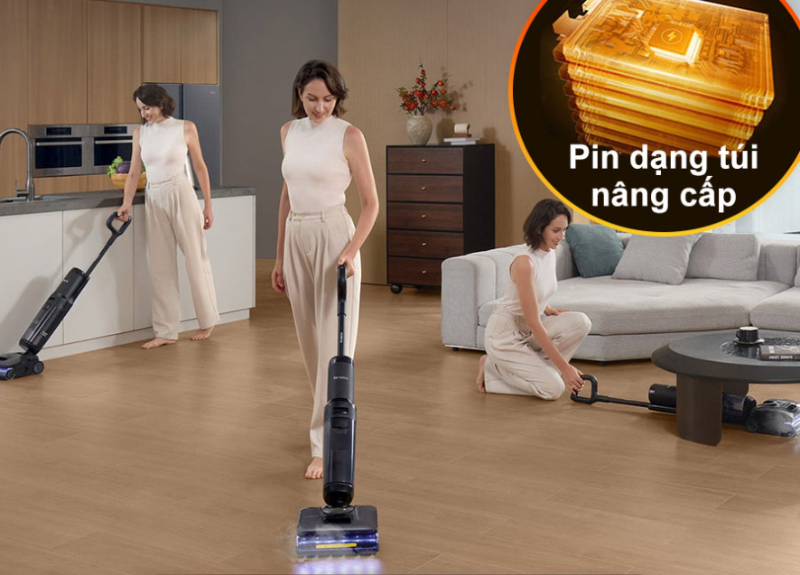Máy hút bụi lau nhà không dây Tineco Floor One S7 Stretch Steam (hình 7)