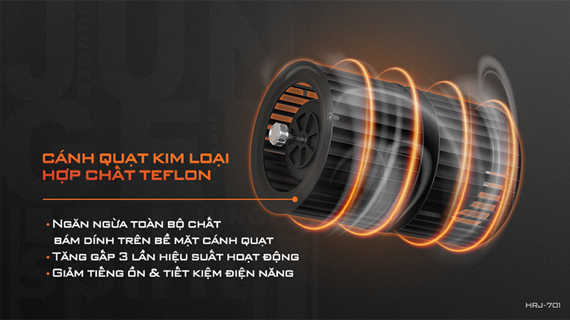 Máy hút mùi áp tường Junger HRJ-701 (hình 4)