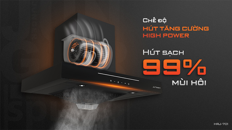 Máy hút mùi áp tường Junger HRJ-701 (hình 6)