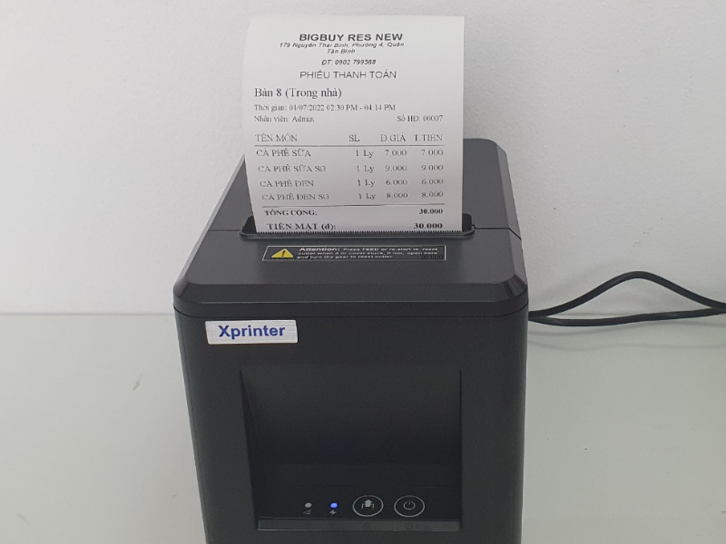 Máy in Xprinter hỗ trợ phần mềm và driver tốt