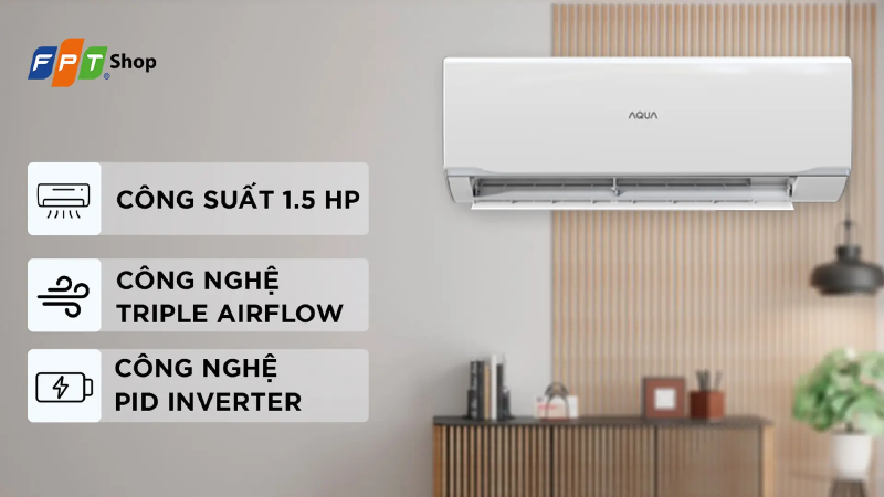Máy lạnh Aqua Inverter (hình 2)