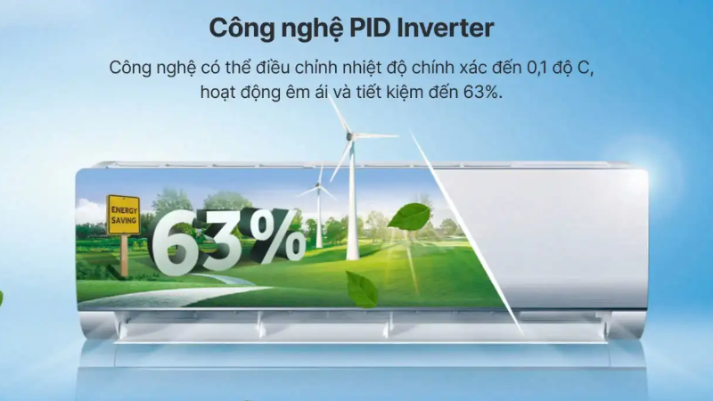 máy lạnh Aqua Inverter 1 HP AQA-RV10QC2 (hình 4)