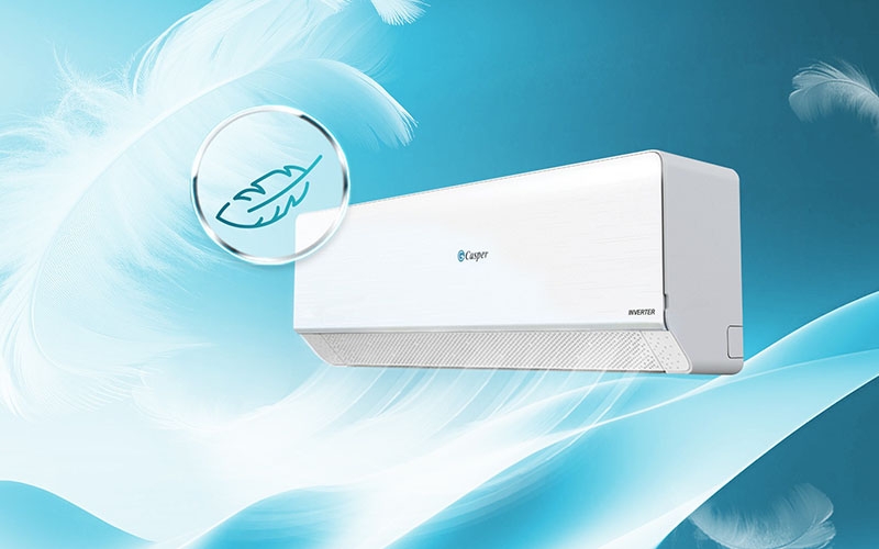 Máy lạnh Casper tạo luồng khí lạnh nhẹ nhàng