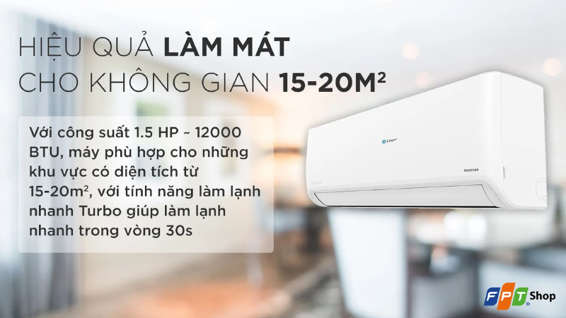 Máy lạnh Casper 1.5HP (hình 3)