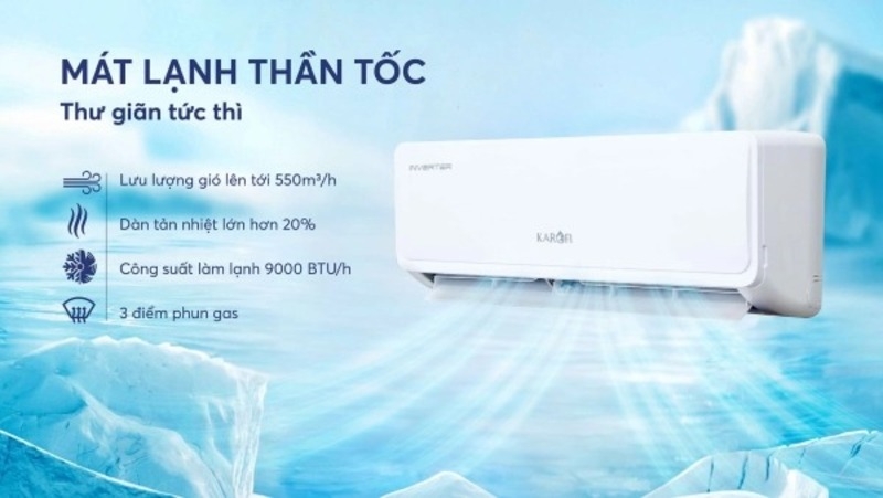 máy lạnh Karofi 3