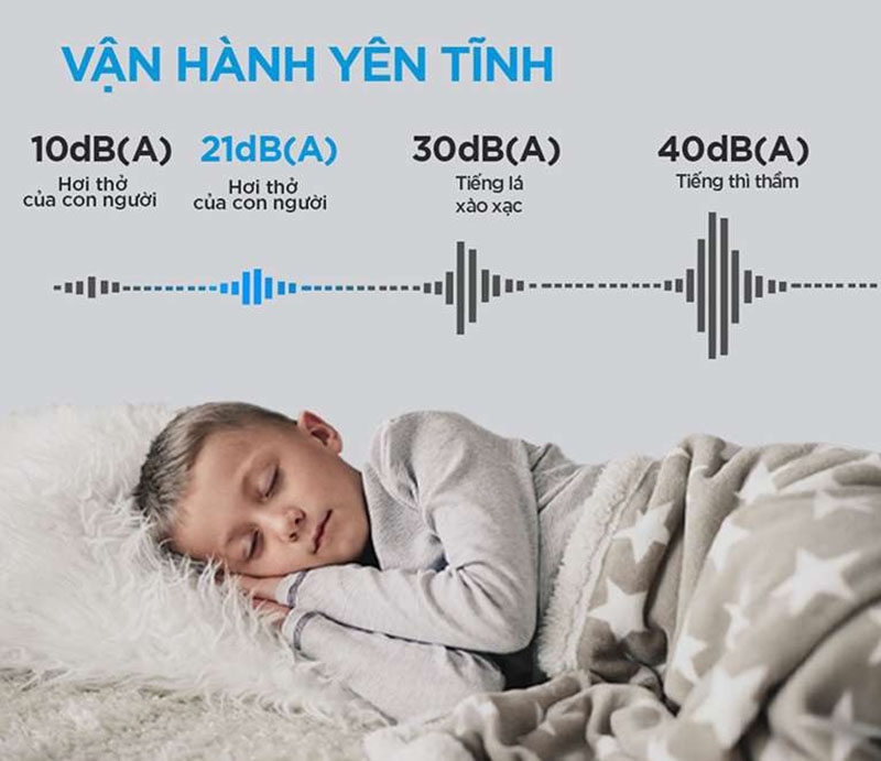Máy lạnh Midea vận hành êm ái