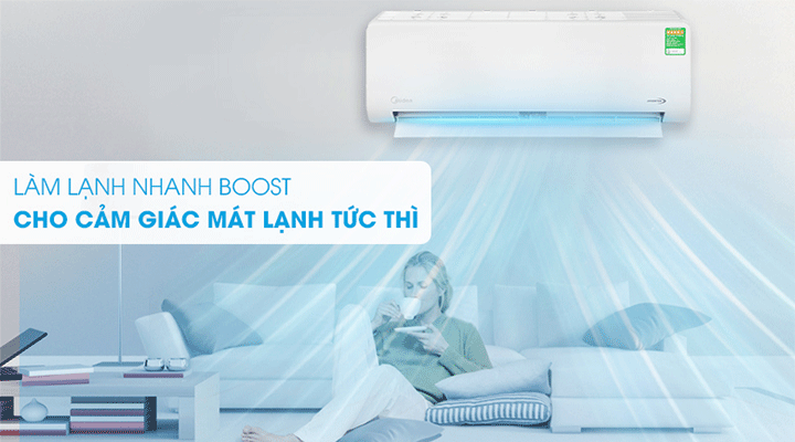 Máy lạnh Midea 1 ngựa 3