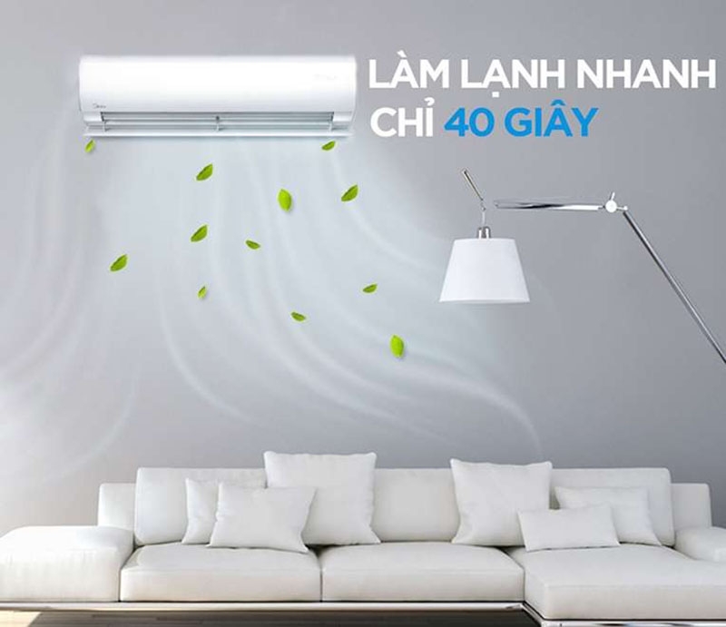 Công nghệ Full DC Inverter làm lạnh nhanh chỉ 40 giây